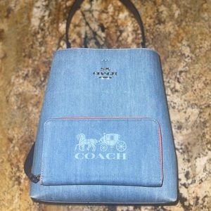 Coach town small bucket bag - Denim used once 🔥
